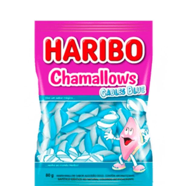 Oferta de MARSHMALLOW HARIBO CABLES BLUE 80G por R$4,89