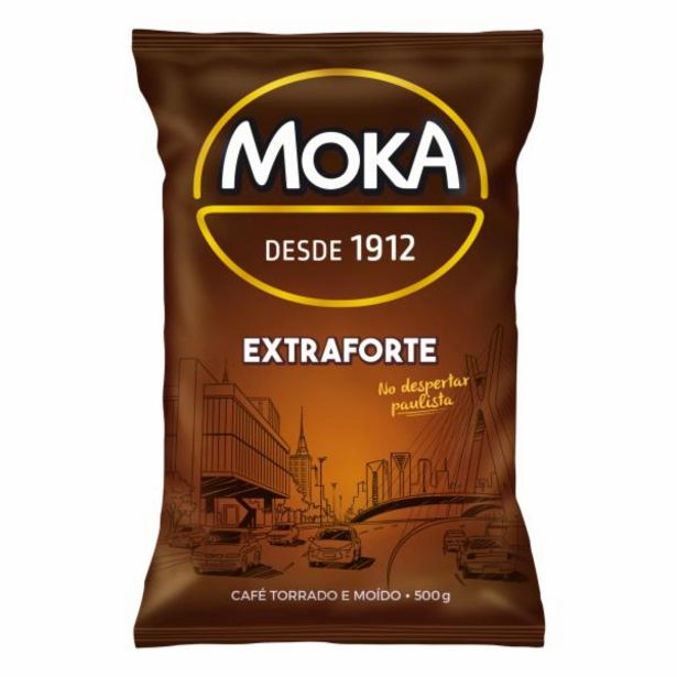 Oferta de CAFE MOKA 500GR ALM EXTRA FORTE por R$14,99