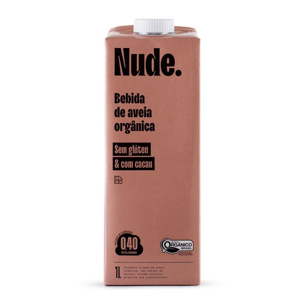 Oferta de Bebida de Aveia Orgânica Nude. Cacau 1L por R$16,9