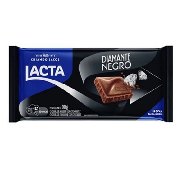 Oferta de Chocolate Lacta Diamante Negro 90G por R$4,99