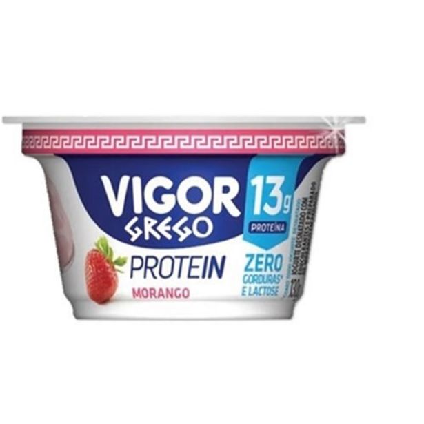 Oferta de Iogurte Grego Protein de Morango Vigor 130G por R$4,99