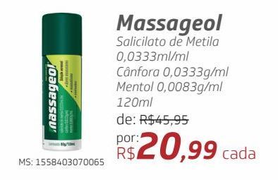 Oferta de Massageol por R$20,99
