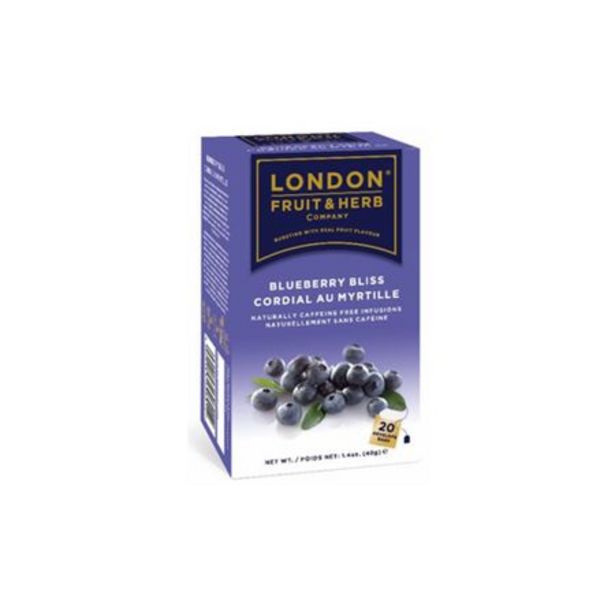 Oferta de Cha Verde Ingles London Blueberry 40g por R$28,9
