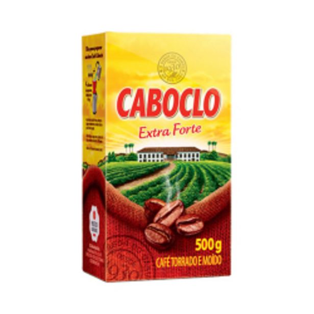 Oferta de Café Caboclo 500g Vácuo Extra Forte por R$14,99