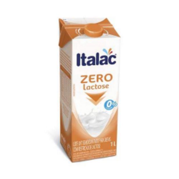 Oferta de Leite Longa Vida Italac 1l Tp Semi Desnatado Zero Lactose por R$4,39