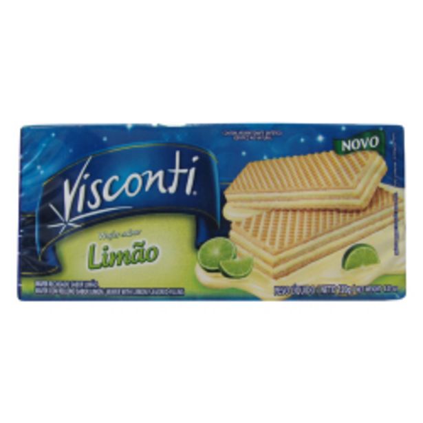 Oferta de Biscoito Waffer Visconti 120g Limão por R$2,49