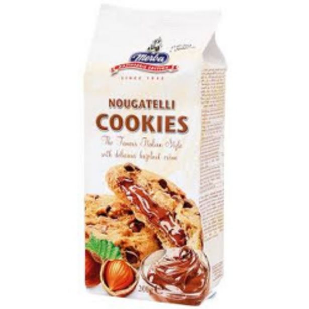 Oferta de Cookies Merba 200g Nougatelli por R$24,9