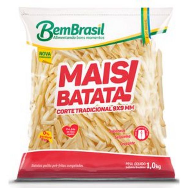 Oferta de Batata Palito Congelada Mais Batata Bem Brasil 1Kg por R$12,9
