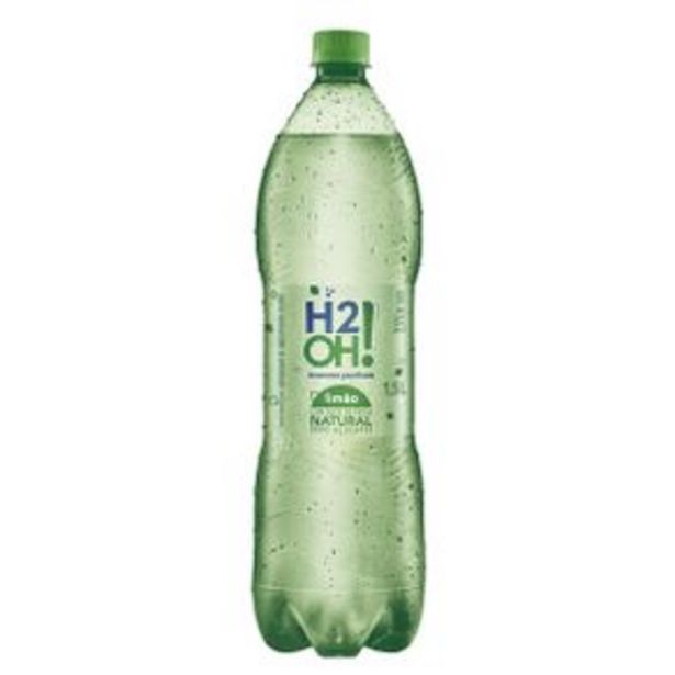Oferta de Refrigerante de Baixa Caloria H2OH Limão Garrafa 1,5 L por R$5,99