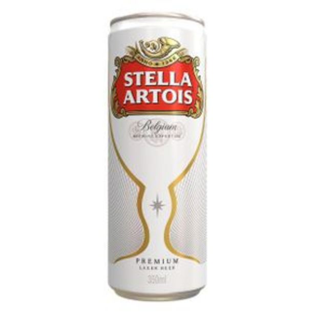 Oferta de Cerveja Stella Artois Lata 350ml por R$3,89