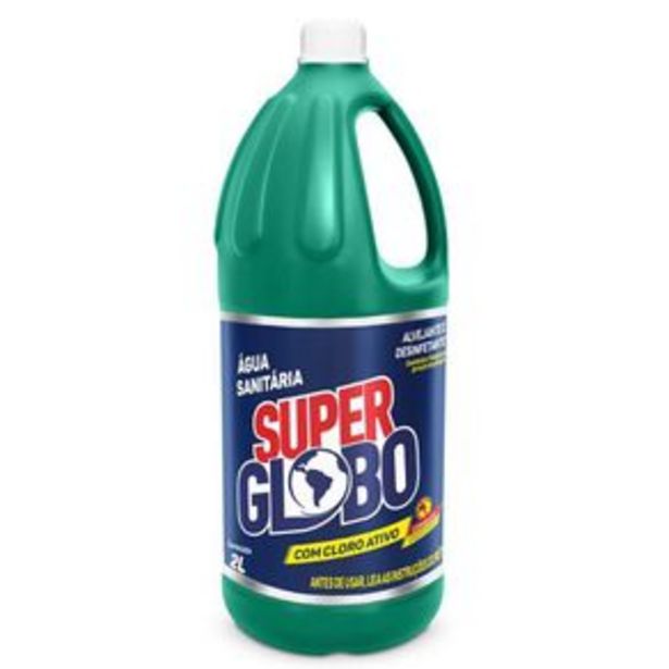 Oferta de Água Sanitária Super Globo 2L por R$5,29