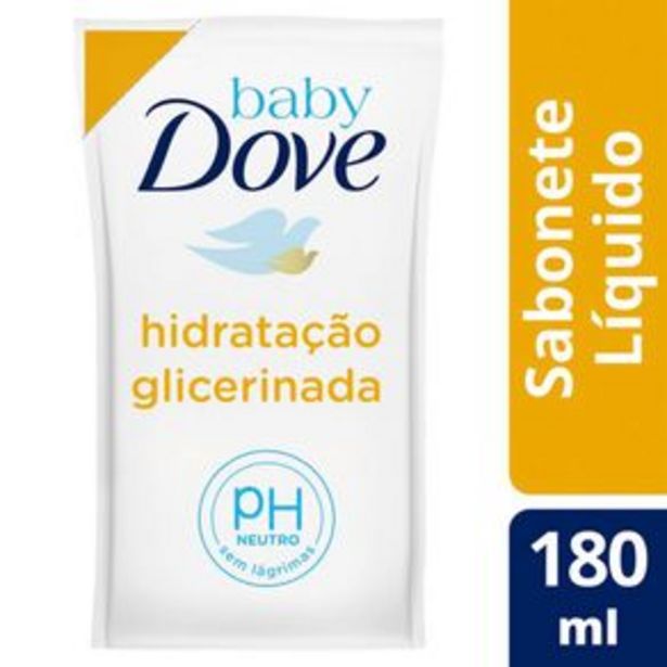 Oferta de Sabonete Líquido Glicerina Baby Dove Hidratação Glicerinada 180ml Refil por R$11,98