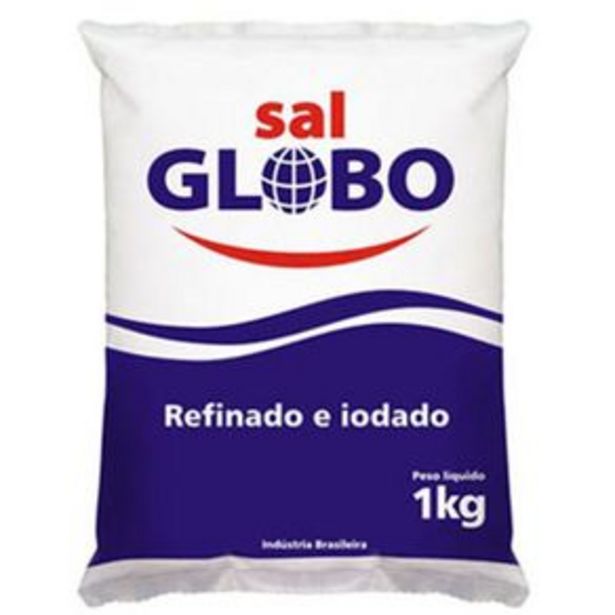 Oferta de Sal Refinado Globo 1kg por R$1,99