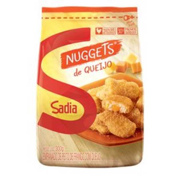 Oferta de Empanado Sadia Nuggets de Frango com Queijo 300 g por R$10,98