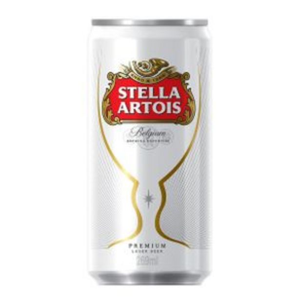 Oferta de Cerveja Stella Artois Lata 269ml por R$3,49