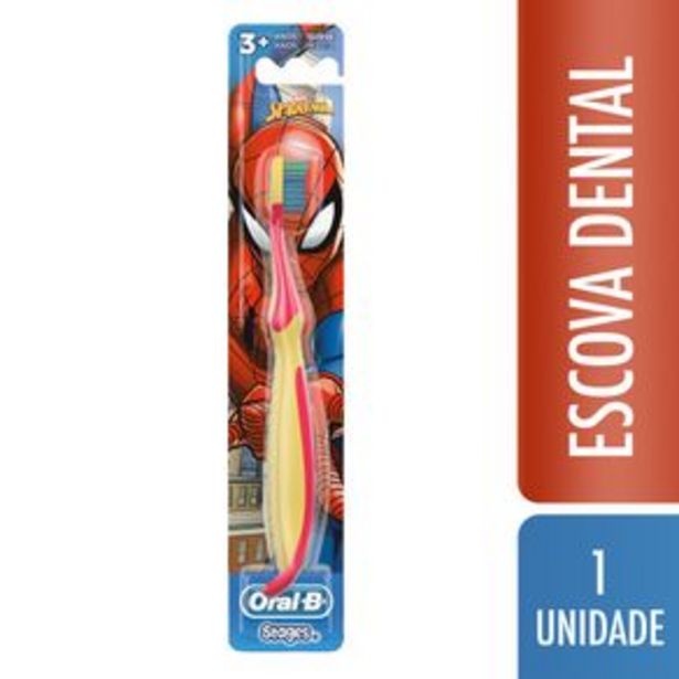 Oferta de Escova Dental Oral-B Stages Spider-Man 1 unidade por R$19,99