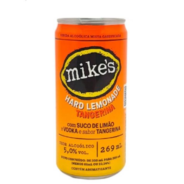 Oferta de Bebida Mista Mikes Hard Lemonade Tangerina Lata 269Ml por R$1,99
