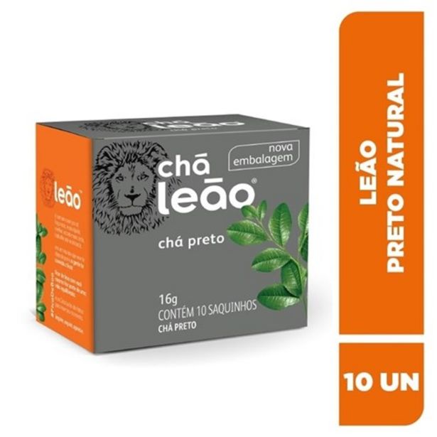 Oferta de Chá Preto Leão Natural Sachê 10Un por R$2,49 em Supermercados Myatã