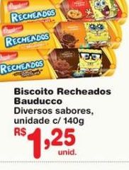 Oferta de Biscoitos Bauducco por R$1,25