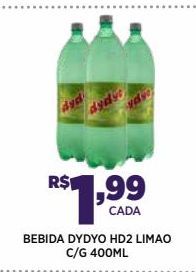 Oferta de Bebidas por R$1,99