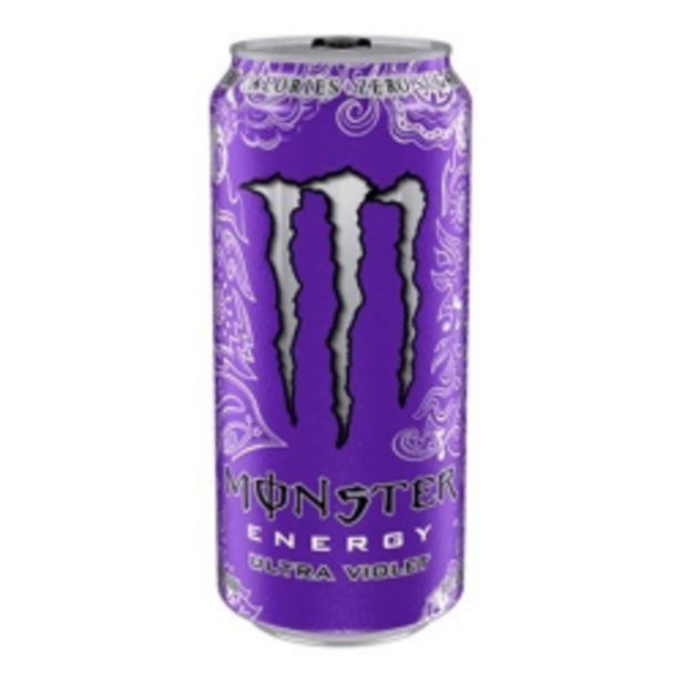 Oferta de Energetico Monster 473ml Violet por R$7,59