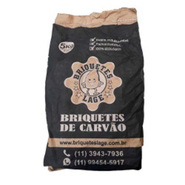 Oferta de Briquete De Carvao 5kg por R$31,98