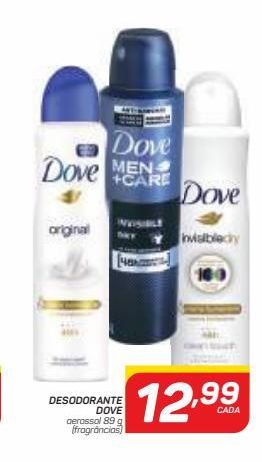 Oferta de Desodorante spray Dove por R$12,99