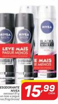 Oferta de Desodorante spray Nivea por R$15,99