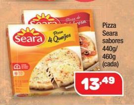 Oferta de Pizza Seara por R$13,49