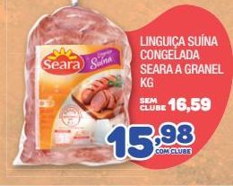 Oferta de Linguiça Suina congelada Seara por R$15,98