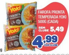 Oferta de Farofa pronta temperada Yoki  500 gr por R$4,99
