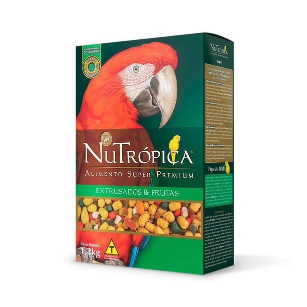 Oferta de Ração Nutrópica para Arara Sabor Frutas por R$110,69