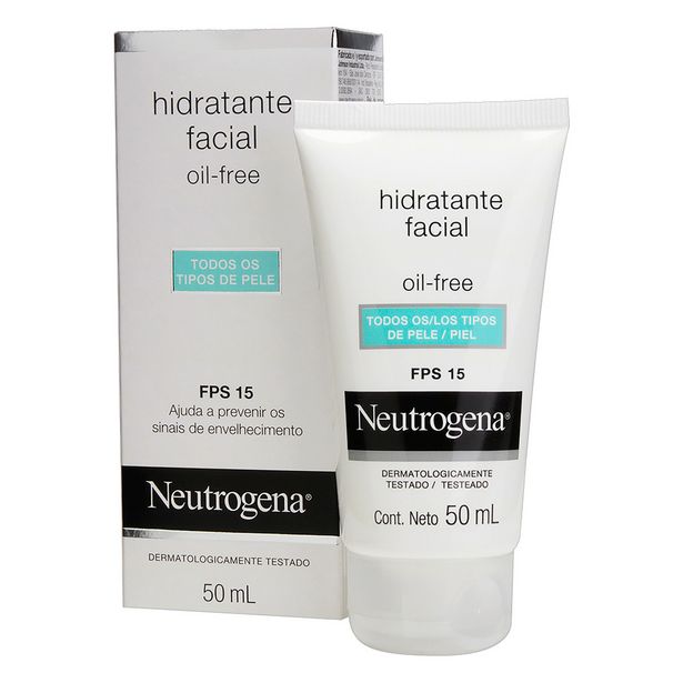 Oferta de Hidratante Facial Neutrogena Oil-free Fps15 50ml por R$61,9