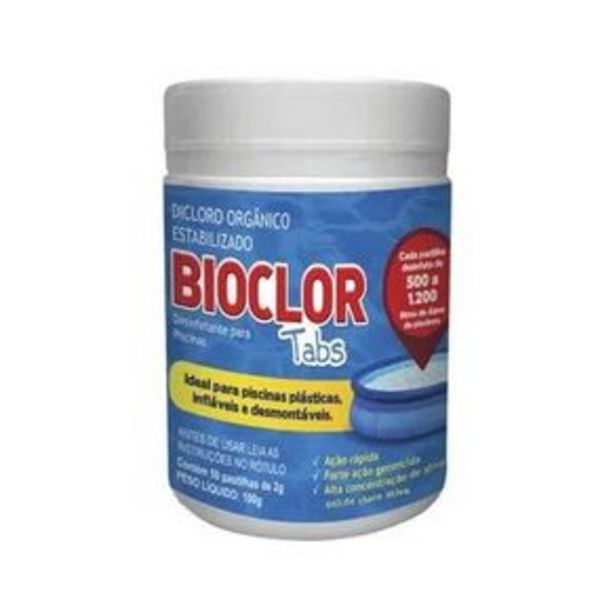 Oferta de Pastilha Desinfetante para Piscinas Bioclor 2G 50 Unidades Nautika por R$37,62