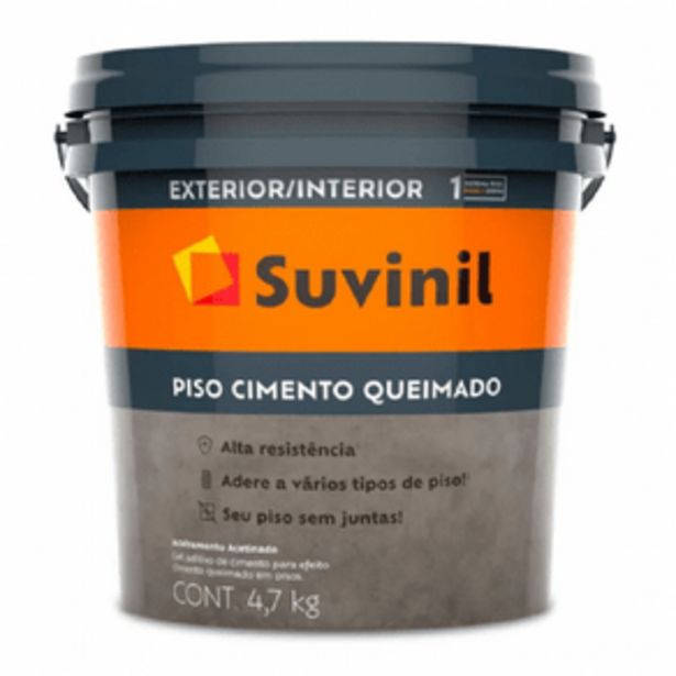 Oferta de Tinta Piso Cimento Queimado 4,7Kg Suvinil por R$237,57