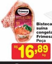 Oferta de Bisteca suina Frimesa kg por R$16,89