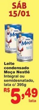Oferta de Leite condensado Moça Nestlé 395g por R$5,49