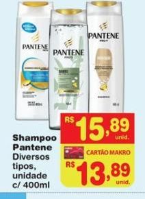 Oferta de Shampoo Pantene 400ml por R$13,89