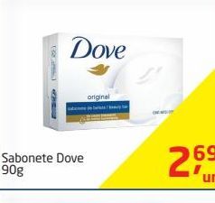 Oferta de Sabonete Dove por R$2,69