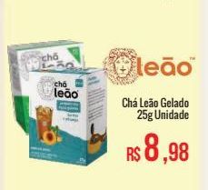 Oferta de Chá gelado Leão 25g por R$8,98