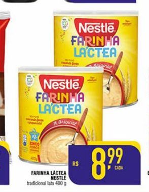 Oferta de Farinha Lactea Nestlé por R$8,99