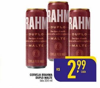 Oferta de Cerveja Brahma Suplo Malte  por R$2,99