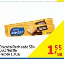 Oferta de Biscoito Recheado São Luiz Nestlé por R$1,55