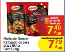 Oferta de Molho de tomate Ekma 2kg por R$7,49