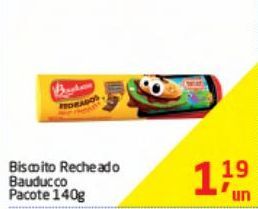 Oferta de Biscoito Recheado Bauducco 140g por R$1,19