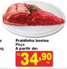 Oferta de Fraldinha Bovina kg por R$34,9