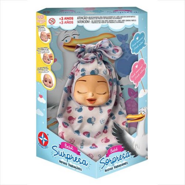Oferta de Bebê Surpresa 25 cm  - Estrela por R$99,99 em Brinquedos Estrela