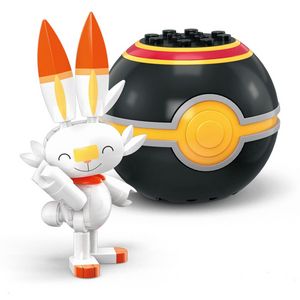 Brinquedo Pokemon - Mega Construx Pokebola + Pokemon em Promoção