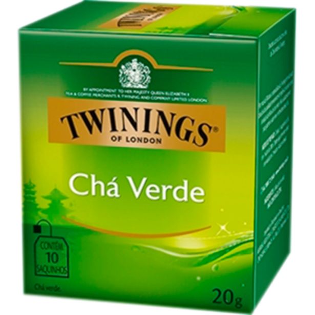 Oferta de Chá Verde Twinings  10 Envelopes por R$12,98 em Big Box