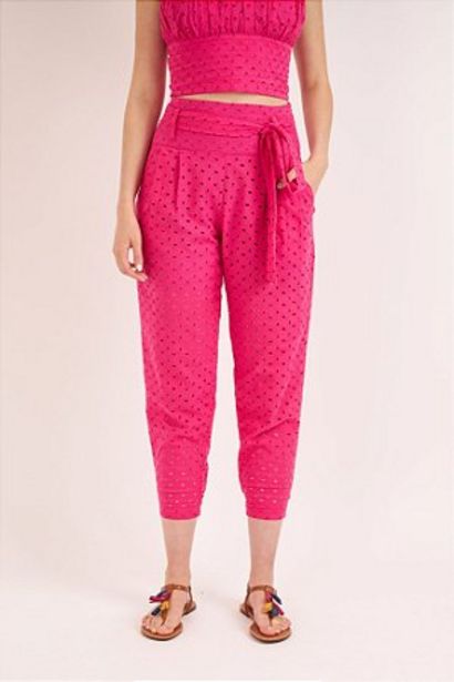 Oferta de Calça Babel rosa por R$79,99 em Opção Jeans